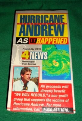 Hurricane Andrew: As It Happened (tracking The Storm) WTVJ-TV, Miami,Florida ￼ - Image 1 of 2