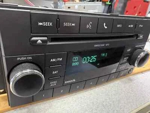 DODGE Dakota RAM Caliber JEEP Wrangler Radio RES CD Player Sirius AUX MP3 - Picture 1 of 12