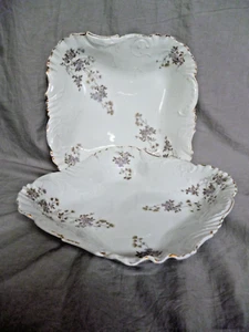 Rosenthal Art Nouveau Cuencos Cuenco de verduras Luis XIV Flores - Imagen 1 de 12