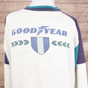 SUDADERA DE CUELLO REDONDO CON LOGOTIPO DE NEUMÁTICOS GOODYEAR COLOR BLOQUE SWINGSTER XL - Imagen 1 de 15