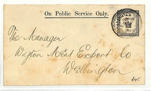 NEW ZEALAND Official Frank Stationery Wigton Meat Export Wellington NZ AB29 - Picture 1 of 1