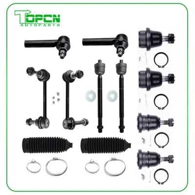 12pcs Front Ball Joints Steering Tie Rod End For 2005 06 07-2018 Toyota Tacoma - Image 1 of 4