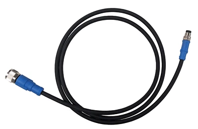 M12 FEMALE to M8 Male MOLDED CABLE, STRAIGHT, 4 Pins 0.6M - Image 1 of 4