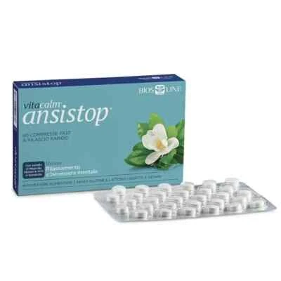 BIOSLINE VITACALM ANSISTOP 60 COMPRESSE FAST RILASSAMENTO BENESSERE MENTE