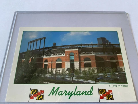 Maryland-Camden Yards Stadium postcard w/sleeve Cover