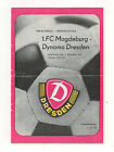 Orig.PRG   FDGB Pokal 1983/84   SG DYNAMO DRESDEN - 1.FC MAGDEBURG  1/4 FINALE !