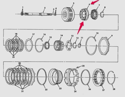 M1113 M1114 CLUTCH 4L80E 2520-01-456-5014 - Image 1 of 3
