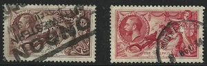 Great Britain Scott #222-23, Singles 1934 Complete Set FVF Used - Picture 1 of 1