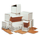 50   8X8x3 White Corrugated Shipping Packing Box Boxes Mailers 8 X 8 X 3