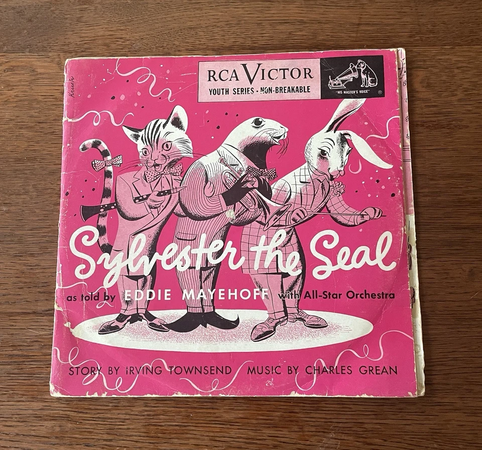 Vingtage Vinyl  Record - Sylvester the Seal - By Eddie Mayehoff - 78 rpm Jazz - Image 1 of 4