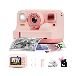 Cámara de Impresión Instantánea para Niños, Regalos de Cumpleaños de Navidad para Niñas Niños Edad 3-... - Imagen 1 de 9