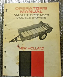 Esparcidor de estiércol manual vintage New Holland Operators modelos 510-516 - Imagen 1 de 4