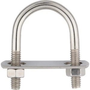 National Hardware N222448 2193BC #512 U Bolt Stainless Steel Finish Zinc Plated - Picture 1 of 7