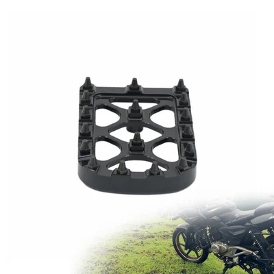 Aluminum Large Brake Pedal Pad Cover MX Style For Harley Touring Softail Trike - Image 1 of 4