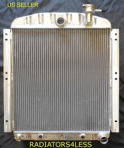 NEW 3 ROW ALL ALUMINUM RADIATOR 48 49 50 51 52 53 54 CHEVY GMC TRUCK PICKUP  - Picture 1 of 2