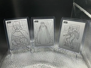 2025 Topps Star Wars Chrome - 3 tarjetas - por el número lote - Vader - Imagen 1 de 8