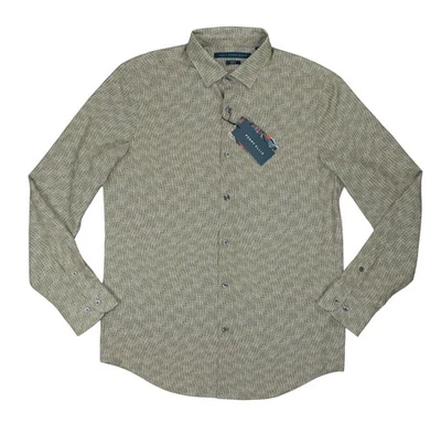 Perry Ellis X Tua Tagovailoa Collection Long Sleeve Button Down Men's Shirt NWT - Image 1 of 4