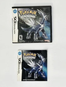 POKEMON DIAMOND VERSION NINTENDO DS ORIGINAL ESTUCHE Y MANUAL SOLO SIN JUEGO  - Imagen 1 de 2