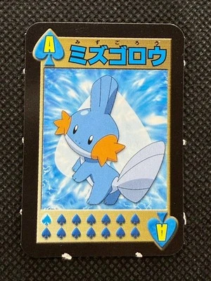 Pokemon Mudkip Ace of Spades Advanced Generation Battle Mini Playing Card - Image 1 of 3
