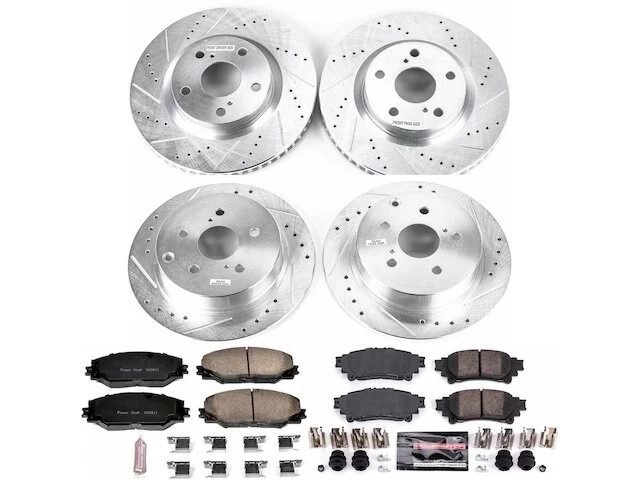 Комплект переднего и заднего тормозных колодок и ротора для Toyota Mirai RS52T8 16-19 годов выпуска - Изображение 1 из 1