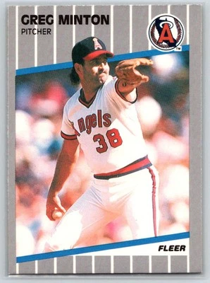1989 Fleer #485 Greg Minton - Image 1 of 2