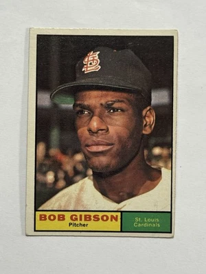1961 Topps - Bob Gibson #211 excelente Foto 1 de 2