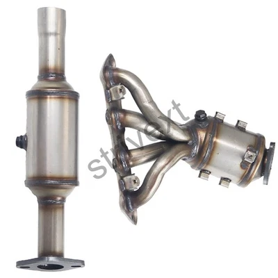 1.6L Front & Rear Catalytic Converter For 2012-2017 Kia Soul Rio Hyundai Accent Foto 1 de 4