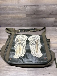 Daryl Dixon AMC The Walking Dead Wings Messenger Bag - Picture 1 of 13