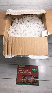 All-Purpose Holiday Light Clips Set of 400 Christmas Light Clips, Outdoor Light - Picture 1 of 8
