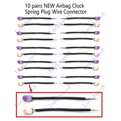 10 pairs NEW Airbag Clock Spring Plug Wire Connector FIT 16-19 GMC Chevy Buick - Image 1 of 4