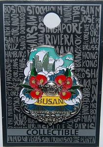 Hard Rock Cafe BUSAN Year 2017 City Icon Pin - Picture 1 of 2