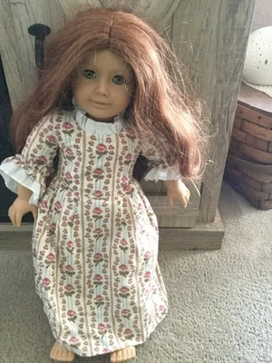 Muñeca Pleasant American Girl Felicity 2001 en camisón original vestido y sin tirantes 18" Foto 1 de 4