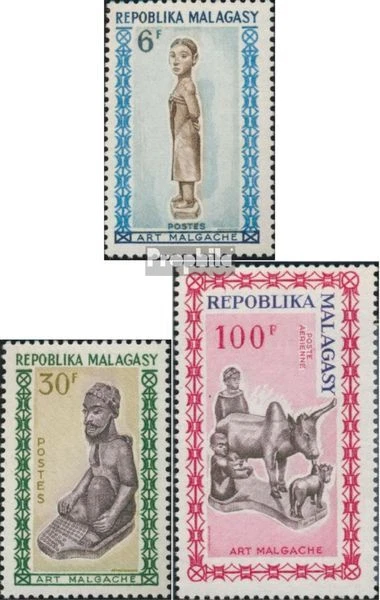 Estampillas Madagascar 1964 Mi 523-525 como nuevas MNH 1964 tallas Foto 1 de 1