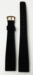 CORFAM VINTAGE 13MM LARGE BLACK SYNTHETIC VEGAN FAUX LEATHER STRAP BAND NOS - Picture 1 of 5