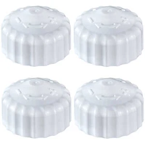 4 x capuchon de régulation manuelle roue capuchon de protection de construction M30 x 1,5 blanc version simple - Photo 1/9