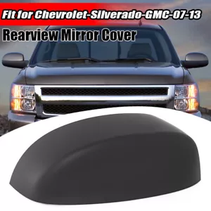 Right Side Rear Mirror Cover Cap Clip-on For 2007-13 Chevy Silverado/GMC Sierra - Bild 1 von 10