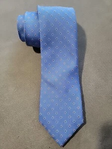 MICHAEL KORS Men's Silk Blend Tie ~ Blue ~ Geometric ~ - Picture 1 of 3