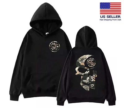 Sudadera con capucha camuflaje verano 2025, con sudadera con capucha Sig Sauer Never Settle Foto 1 de 3