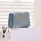 Letter Embroidered Cosmetics Bag Large Capacity Storage Bag Clutch Bag  Woman's