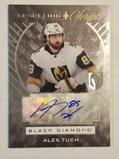 2021-22 Upper Deck Black Diamond Sparkling Scripts Auto Alex Tuch #SC-AT
