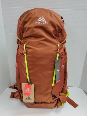 Gregory Targhee Fasttrack 24L 背包。  Rust 红色/霓虹绿。 全新带标签......MSRP $199 — 第 1/4 张图片