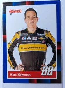 2021 DONRUSS RACING BLUE ALEX BOWMAN 052/199 - Picture 1 of 2