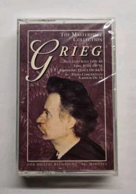 Grieg -The Masterpiece Collection (Cassette, 1997, Regency) - Image 1 of 2