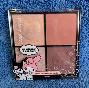 Wet N Wild My Melody And Kuromi Blushlighter Palette - My Melody And Kuromi - Picture 1 of 2
