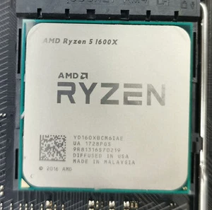 AMD Ryzen R5 1600X 6-core 12-thread 16MB 95W 3.40GHz AM4 CPU processor - Picture 1 of 1