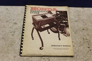 Vintage 1976 Honda Motorcycle Diagnostic System Operators Manual - Bild 1 von 7