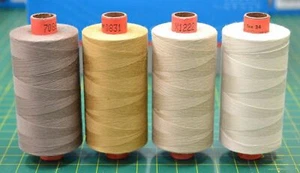 4 x Rasant 120 Thread 1000m Spools, Colours 1453, X1222, 0831, 7086 Browns Mix - Picture 1 of 2