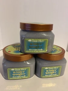 Lot Of 3 Tree Hut Limited Edition Holiday Winter Wonder Shea Sugar Body Scrub - Picture 1 of 3