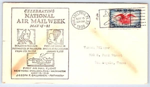 May 15th 1938 National Air Mail Week Cover Philadelphia AC2 - Picture 1 of 2