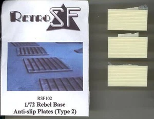 RetroKits Models 1/72 REBEL BASE ANTI-SLIP PLATES TYPE 2 (3) Star Wars - Picture 1 of 1